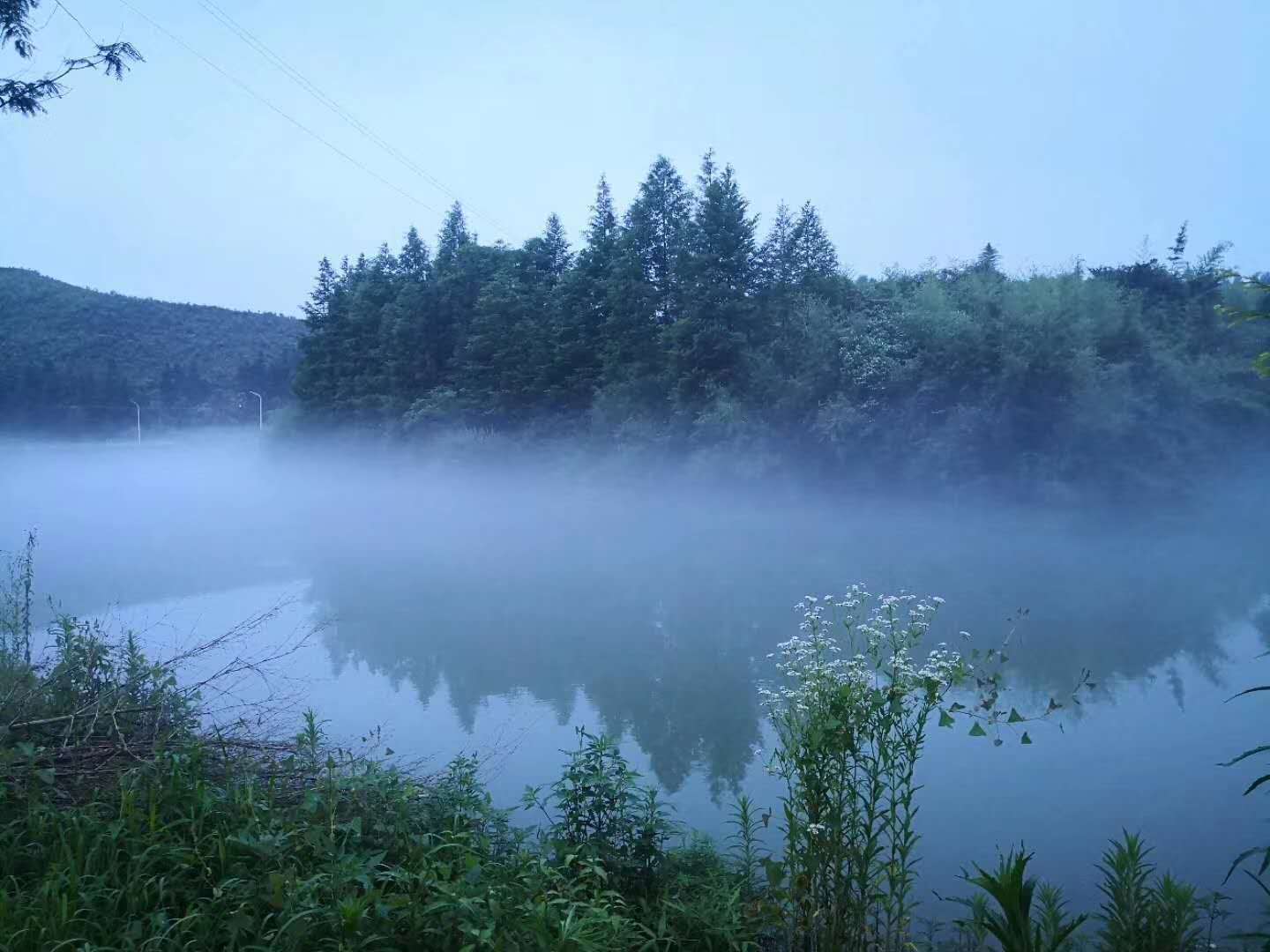 五溪谷霧景